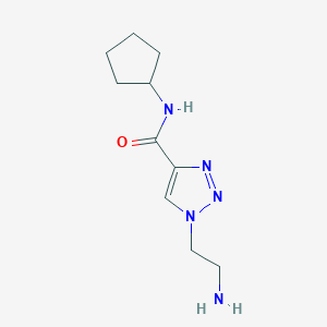 1-(2-Amino-ethyl)-1H-[1,2,3]triazole-4-carboxylic acid cyclopentylamide