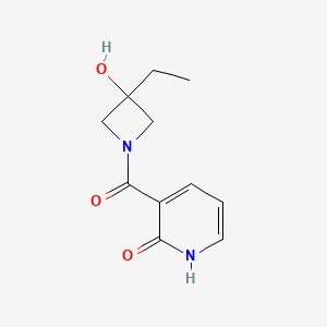 3-(3-ethyl-3-hydroxyazetidine-1-carbonyl)-1H-pyridin-2-one