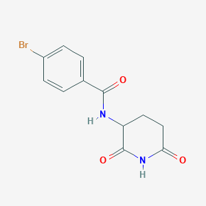 4-bromo-N-(2,6-dioxopiperidin-3-yl)benzamide