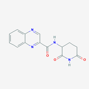 N-(2,6-dioxopiperidin-3-yl)quinoxaline-2-carboxamide