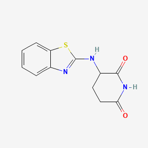 3-(1,3-Benzothiazol-2-ylamino)piperidine-2,6-dione