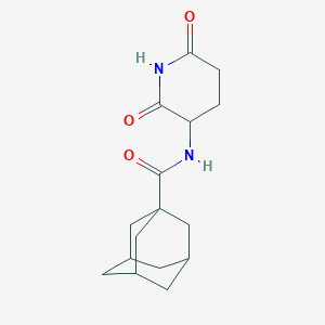 N-(2,6-dioxopiperidin-3-yl)adamantane-1-carboxamide