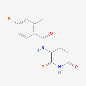 4-bromo-N-(2,6-dioxopiperidin-3-yl)-2-methylbenzamide