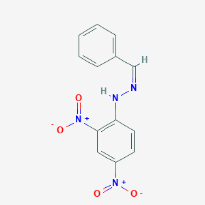 molecular formula C13H10N4O4 B075822 苯甲醛，(2,4-二硝基苯)腙 CAS No. 1157-84-2