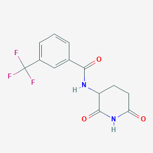 N-(2,6-dioxopiperidin-3-yl)-3-(trifluoromethyl)benzamide