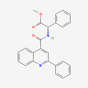 N-[(S)-alpha-(Methoxycarbonyl)benzyl]-2-phenylquinoline-4-carboxamide