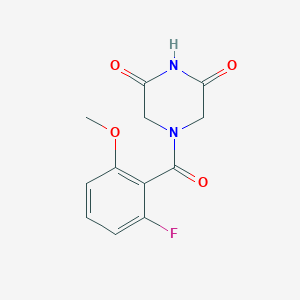 4-(2-Fluoro-6-methoxybenzoyl)piperazine-2,6-dione