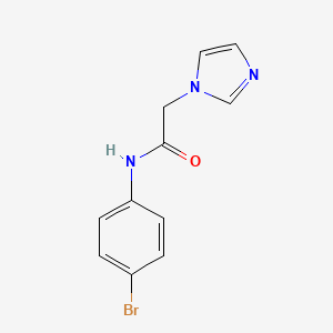 N-(4-bromophenyl)-2-imidazol-1-ylacetamide