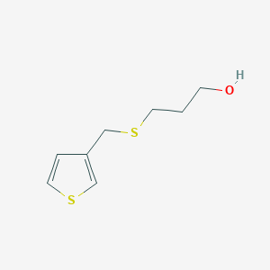 3-(Thiophen-3-ylmethylsulfanyl)propan-1-ol