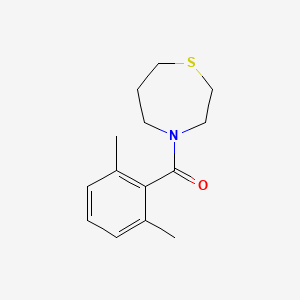 (2,6-Dimethylphenyl)-(1,4-thiazepan-4-yl)methanone