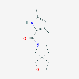 (3,5-dimethyl-1H-pyrrol-2-yl)-(2-oxa-7-azaspiro[4.4]nonan-7-yl)methanone