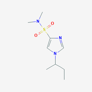 1-butan-2-yl-N,N-dimethylimidazole-4-sulfonamide