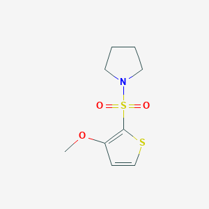 1-(3-Methoxythiophen-2-yl)sulfonylpyrrolidine