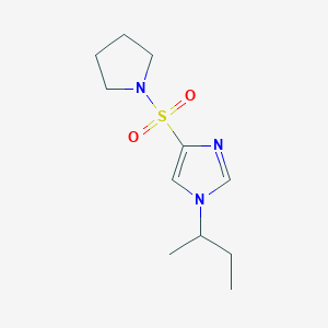 1-Butan-2-yl-4-pyrrolidin-1-ylsulfonylimidazole