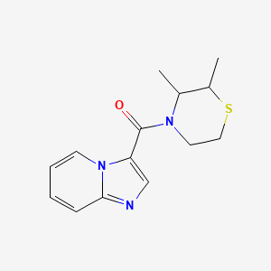 (2,3-Dimethylthiomorpholin-4-yl)-imidazo[1,2-a]pyridin-3-ylmethanone