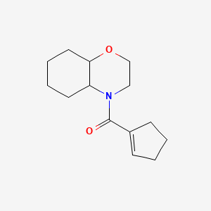 2,3,4a,5,6,7,8,8a-Octahydrobenzo[b][1,4]oxazin-4-yl(cyclopenten-1-yl)methanone