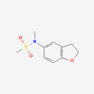 N-(2,3-dihydro-1-benzofuran-5-yl)-N-methylmethanesulfonamide