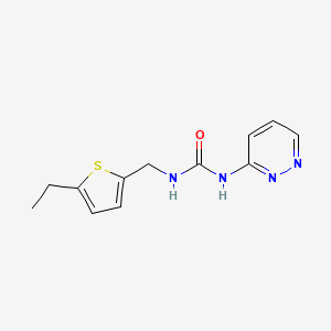 1-[(5-Ethylthiophen-2-yl)methyl]-3-pyridazin-3-ylurea