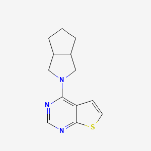 4-(3,3a,4,5,6,6a-hexahydro-1H-cyclopenta[c]pyrrol-2-yl)thieno[2,3-d]pyrimidine