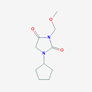 1-Cyclopentyl-3-(methoxymethyl)imidazolidine-2,4-dione