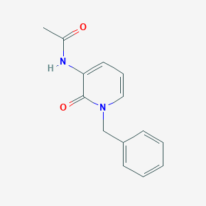 molecular formula C14H14N2O2 B7583242 N-(1-benzyl-2-oxopyridin-3-yl)acetamide 