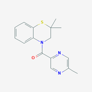 (2,2-dimethyl-3H-1,4-benzothiazin-4-yl)-(5-methylpyrazin-2-yl)methanone