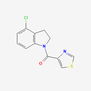 (4-Chloro-2,3-dihydroindol-1-yl)-(1,3-thiazol-4-yl)methanone