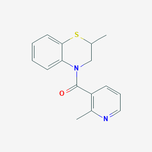 (2-Methyl-2,3-dihydro-1,4-benzothiazin-4-yl)-(2-methylpyridin-3-yl)methanone