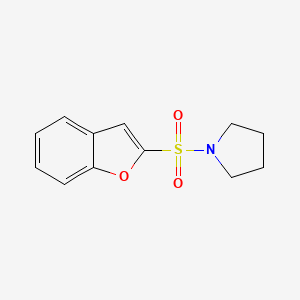1-(1-Benzofuran-2-ylsulfonyl)pyrrolidine