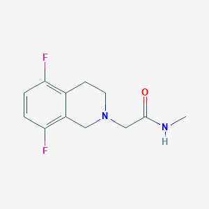 2-(5,8-difluoro-3,4-dihydro-1H-isoquinolin-2-yl)-N-methylacetamide