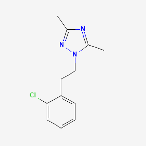 1-[2-(2-Chlorophenyl)ethyl]-3,5-dimethyl-1,2,4-triazole