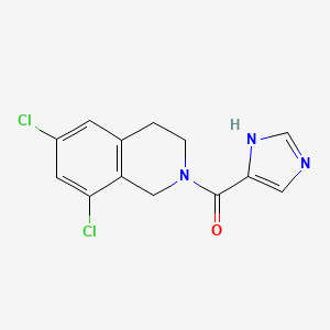 (6,8-dichloro-3,4-dihydro-1H-isoquinolin-2-yl)-(1H-imidazol-5-yl)methanone