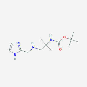 tert-butyl N-[1-(1H-imidazol-2-ylmethylamino)-2-methylpropan-2-yl]carbamate