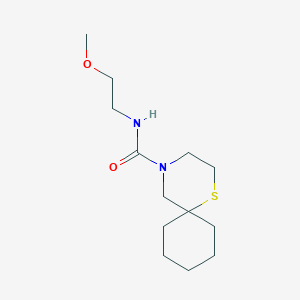 N-(2-methoxyethyl)-1-thia-4-azaspiro[5.5]undecane-4-carboxamide