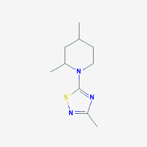 5-(2,4-Dimethylpiperidin-1-yl)-3-methyl-1,2,4-thiadiazole