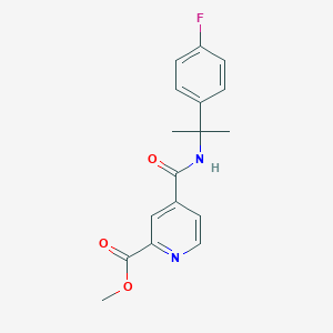 Methyl 4-[2-(4-fluorophenyl)propan-2-ylcarbamoyl]pyridine-2-carboxylate