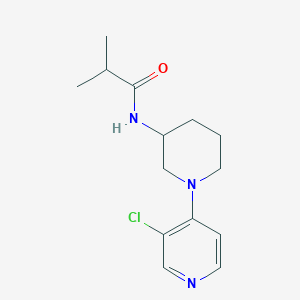 N-[1-(3-chloropyridin-4-yl)piperidin-3-yl]-2-methylpropanamide