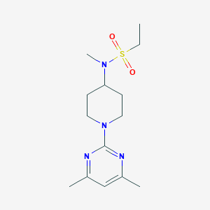 N-[1-(4,6-dimethylpyrimidin-2-yl)piperidin-4-yl]-N-methylethanesulfonamide