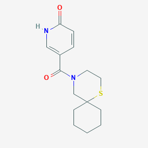 5-(1-thia-4-azaspiro[5.5]undecane-4-carbonyl)-1H-pyridin-2-one