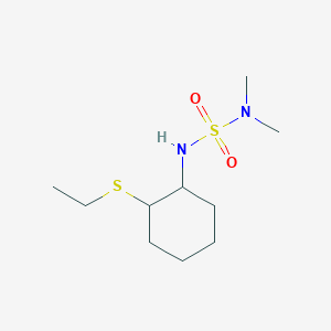 1-(Dimethylsulfamoylamino)-2-ethylsulfanylcyclohexane