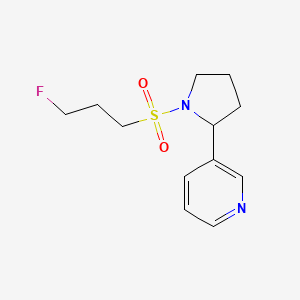 3-[1-(3-Fluoropropylsulfonyl)pyrrolidin-2-yl]pyridine