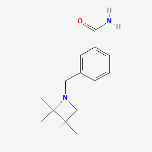 3-[(2,2,3,3-Tetramethylazetidin-1-yl)methyl]benzamide