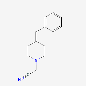 molecular formula C14H16N2 B7584251 2-(4-Benzylidenepiperidin-1-yl)acetonitrile 