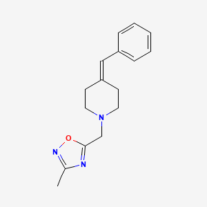 5-[(4-Benzylidenepiperidin-1-yl)methyl]-3-methyl-1,2,4-oxadiazole