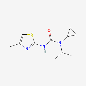 1-Cyclopropyl-3-(4-methyl-1,3-thiazol-2-yl)-1-propan-2-ylurea