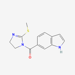 1H-indol-6-yl-(2-methylsulfanyl-4,5-dihydroimidazol-1-yl)methanone