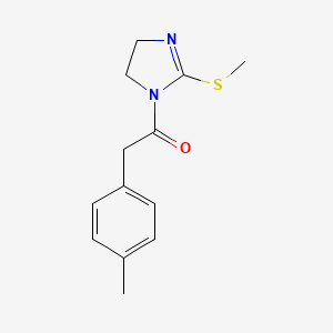 2-(4-Methylphenyl)-1-(2-methylsulfanyl-4,5-dihydroimidazol-1-yl)ethanone