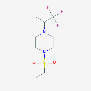 1-Ethylsulfonyl-4-(1,1,1-trifluoropropan-2-yl)piperazine