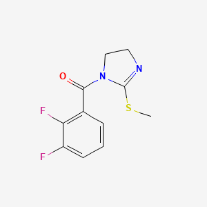 (2,3-Difluorophenyl)-(2-methylsulfanyl-4,5-dihydroimidazol-1-yl)methanone