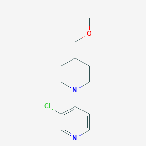 3-Chloro-4-[4-(methoxymethyl)piperidin-1-yl]pyridine